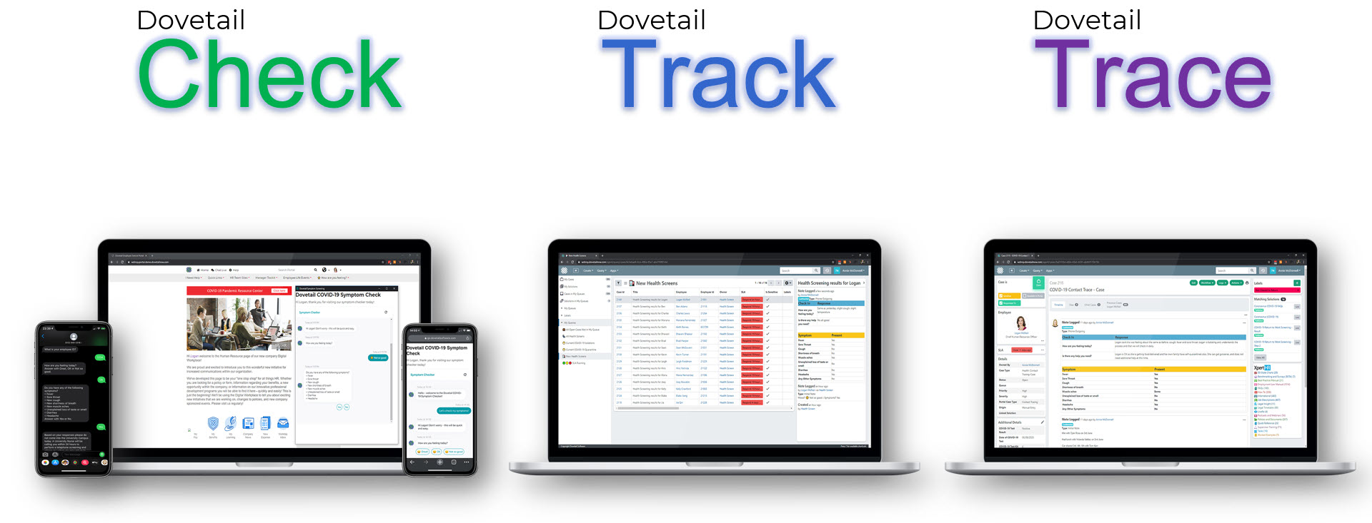 Dovetail Check Track Trace