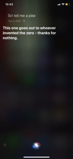 siri joke