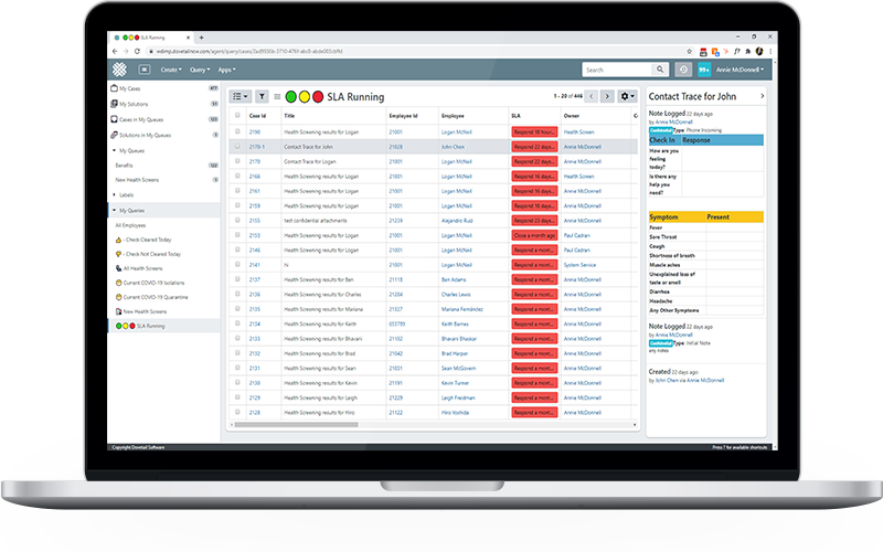 Dovetail HR Case Management Console