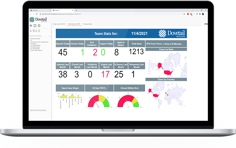 Dovetail Reports Dashboard 800