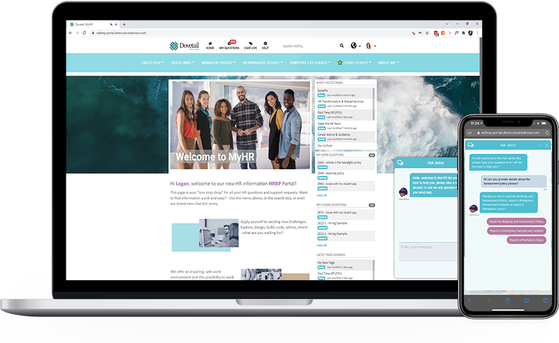 Dovetail Employee Portal 800
